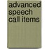 Advanced Speech Call Items