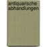 Antiquarische Abhandlungen