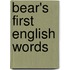 Bear's First English Words