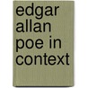 Edgar Allan Poe in Context by Kevin J. Hayes