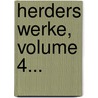 Herders Werke, Volume 4... door Johann Gottfried Herder