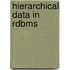 Hierarchical Data In Rdbms