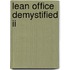 Lean Office Demystified Ii