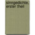 Sinngedichte, Erster Theil