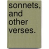 Sonnets, and other verses. door Edward Harding