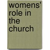 Womens' Role in the Church door Sister Joan Chittister