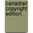 Canadian Copyright edition.