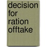 Decision for Ration Offtake door Rajat Jyoti Sarkar