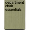 Department Chair Essentials door Richard A. Sheff