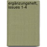 Ergänzungsheft, Issues 1-4 door Trierisches Archiv