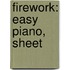 Firework: Easy Piano, Sheet
