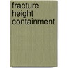 Fracture Height Containment door Tushar Vatsa