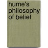 Hume's Philosophy of Belief door Antony Flew