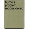 Hume's Problem Reconsidered door Jüri Eintalu