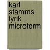 Karl Stamms Lyrik microform by Hertha Müller