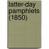 Latter-Day Pamphlets (1850) door Thomas Carlyle