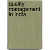 Quality Management in India door Dr. Hareshkumar Jayantilal Jani