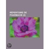 R Pertoire de Pharmacie (2) door Livres Groupe