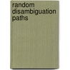 Random Disambiguation Paths door Xugang Ye
