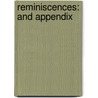 Reminiscences: and Appendix by Sylvester Barbour