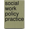 Social Work Policy Practice door Maura C. Roche