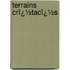 Terrains Crï¿½Tacï¿½S