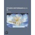 Tudes Historiques (3; V. 6)