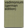 Vadimonium (German Edition) door Voigt Moritz