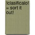 !Clasificalo! = Sort It Out!