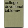 College Devotional Bible-niv door Zondervan Publishing