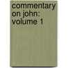 Commentary on John: Volume 1 door Cyril Of Alexandria