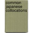 Common Japanese Collocations