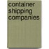 Container shipping companies