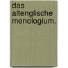 Das altenglische Menologium. by Hans Robert Imelmann Rudolf