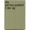 Die Ad-hoc-publizit T Der Ag by S. Ren Gussner