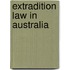 Extradition Law In Australia
