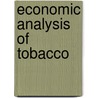 Economic Analysis of Tobacco door Khursheed Ahmad