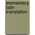 Elementary Latin Translation