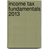 Income Tax Fundamentals 2013 door Whittenburg