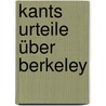 Kants Urteile über Berkeley door Janitsch