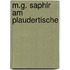 M.G. Saphir am Plaudertische