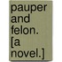 Pauper and Felon. [A novel.]