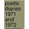 Poetic Diaries 1971 and 1972 door Eugenio Montale