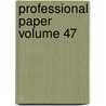 Professional Paper Volume 47 door Geological Survey