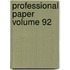 Professional Paper Volume 92