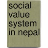 Social Value System in Nepal door Pushpa Kamal Subedi