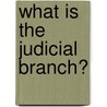 What Is the Judicial Branch? door Ellen Rodger