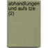 Abhandlungen Und Aufs Tze (2)