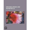 Abhandlungen Und Aufs Tze (2) door Max Scheler