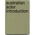 Australian actor Introduction